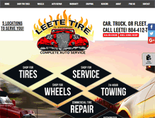 Tablet Screenshot of leetetire.com